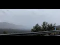 Driving up the Mountain Hwy 18 Into the Storm Lucerne to Big Bear 2025