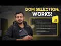 JavaScript DOM Selectors - querySelector getElementById More