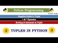 Python Data Structures Tuples Part 3