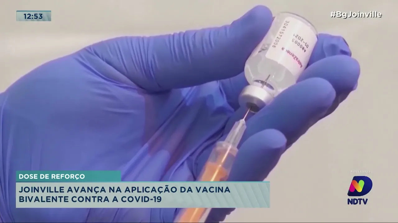 Dose de reforço: Joinville avança na aplicação da vacina bivalente contra a Covid-19