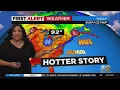 First Alert Weather Temperatures keep climbing