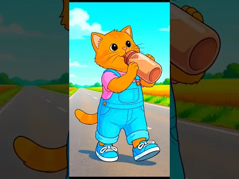 Kitten coloring with Dudi Dudi Dum😻♥️ #shorts #dudidudidam