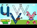 Alphabet Buds Letters U-V-W-X Episodes 21-24 Abc Phonics Show for Kids