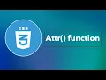 CSS Attr function in Hindi