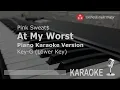 Download Lagu At My Worst -  Pink Sweat$ Piano Karaoke Key G (Lower Key)