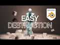 EASY Ground DESTRUCTION In Under 4 MINUTES Blender Tutorial