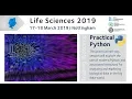 Practical Python resources for analysing biological data
