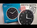 Echo Wall Clock Amazon Alexa Unboxing Setup