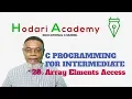 C Programming for Intermediate 28 Array Elements Access