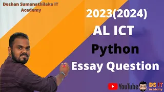 AL ICT Paper Discussion 2023 2024 - Python