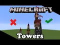 Minecraft Advanced Building Guide Towers
