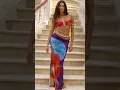 Download Lagu Star Details Bandeau Bikini Print Maxi Skirt Set