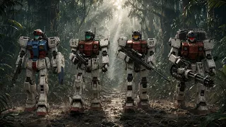 MOBILE SUIT TEAM ZERO-SEVEN | EP.3 Defeat the enemies in the jungle | Gundam Style Robot Mecha MOVIE