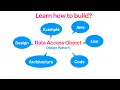 How to Build a Data Access Object design pattern using java with example