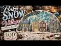 Flakes of Snow Village A Magical Winter Scene w Velvet Powder IOD Moulds