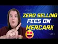 ZERO Selling Fees on MERCARI and FREE Returns No Seller Fees