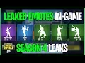 NEW Fortnite LEAKED EMOTES IN-GAME Early Emotes Showcase