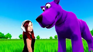 PEPPER az ÓRIÁS LILA KUTYÁM! - Pepper the Giant Purple Dog - Horror