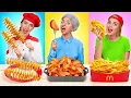Download Lagu Me vs Grandma Cooking Challenge | Kitchen War by Jelly DO Challenge