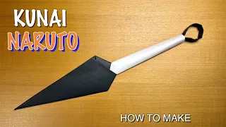 How To Make a Paper Kunai | NARUTO🍥