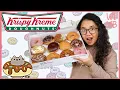 Eating All The DONUTS at KRISPY KREME Krispy Kreme UK Taste Test