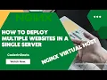 How to deploy multiple websites in a single Nginx server Virtual Host