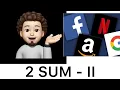 Two Sum II - Input Array Is Sorted Explanation Live Coding In Hinglish