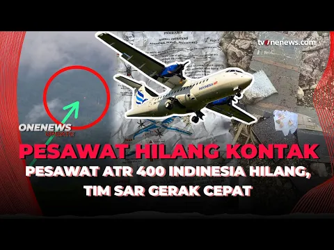 Pesawat ATR 400 Indonesia Air Transport Hilang Kontak di Maros, Tim SAR Bergerak