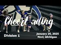 Division 1 Michigan State Cheer Competition Champion Force Athletics January 25 2025