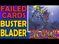 Buster Blader - Failed Cards and Mechanics
