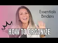 How to Organize Your CC Essentials Binders Parent Student to Make Teaching Easy
