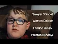 Shout out to my friends Landon Russo Preston Bohonyi Sawyer Shindel and Weston Deibler