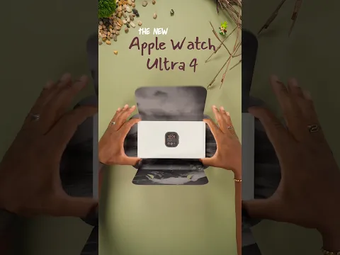 Unboxing the new Apple Watch Ultra 4! You know I had to go with the black titanium ⌚️#applewatch