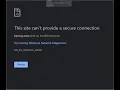 How to Fix ERR SSL PROTOCOL ERROR