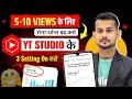 Download Lagu Yt studio use kaise kare | yt studio kaise use kare | yt studio setting | how to use yt studio