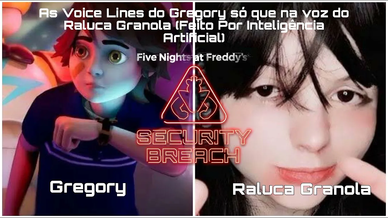 FNaF SB: As Voice Lines do Gregory só que na voz do Raluca Granola (Feito por IA)