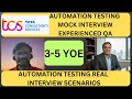 Automation Testing Interview Experience Real-Time QA SDET Interview Preparation 2026