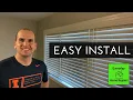 HOW TO INSTALL BLINDS HOME DEPOT FAUX WOOD