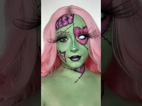 Cute Zombie makeup tutorial!🧟♀️💕