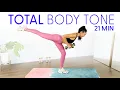21 Minute All in One Tone Workout - get your total body lean sculpted