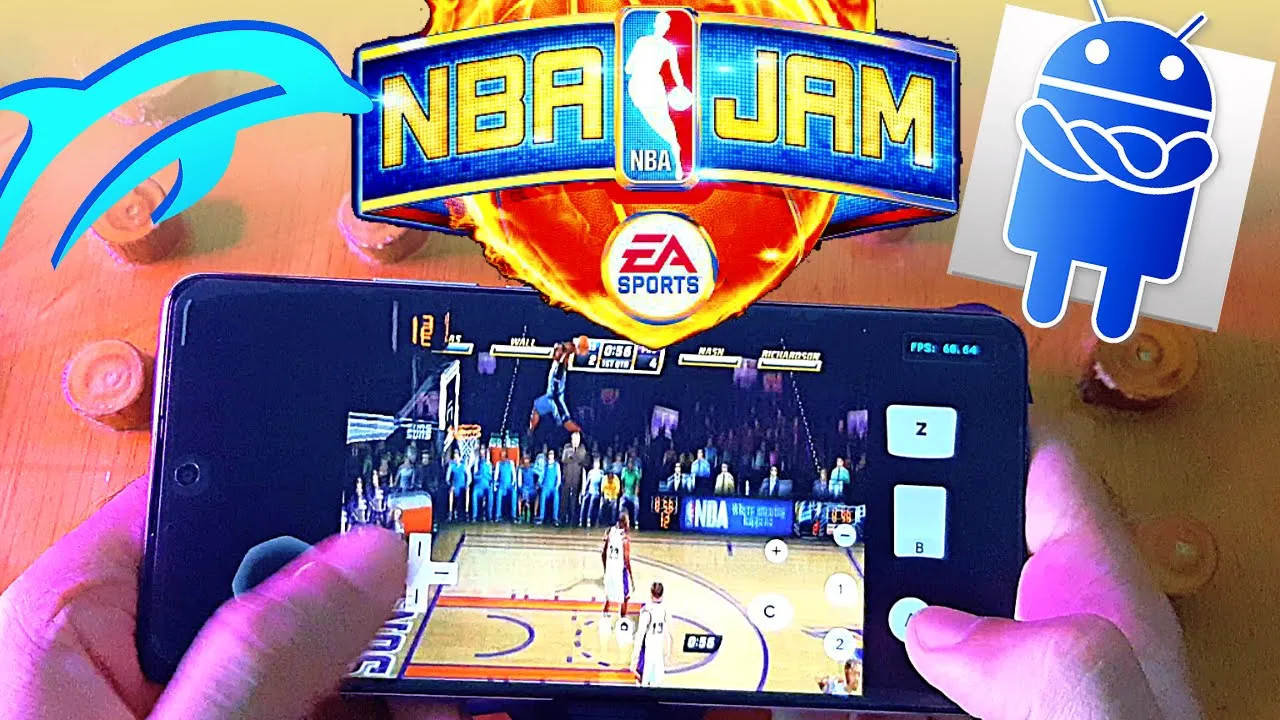NBA JAM Wii Android Gameplay - Dolphin Wii Emulator - Mobile 2022