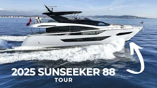 Tour a 2025 Sunseeker 88 | Fort Lauderdale Boat Show 2024