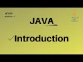 Introduction to Java Programming Language-Session 1 Aether