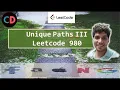 Unique Paths III Leetcode 980 Live coding session DFS with backtracking
