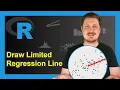 Add Fitted Line within Certain Range to Plot in R Example Regression Slope in Base R ggplot2