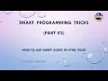 Smart Programming Tricks for beginners Part 3 How to use Sweet Alert in HTML page for beginners