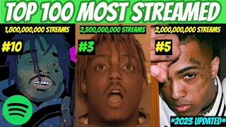 Download TOP 100 MOST Streamed Rap Songs OF ALL TIME! (Spotify) *2023 UPDATED* MP3