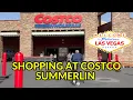 Shopping at Costco Summerlin in Las Vegas