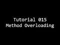 C Tutorial 015 - Method Overloading
