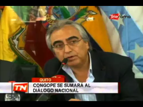 Congope se sumará al diálogo nacional